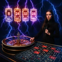 Cadoola - Lightning Roulette - Multiplikatoren Live